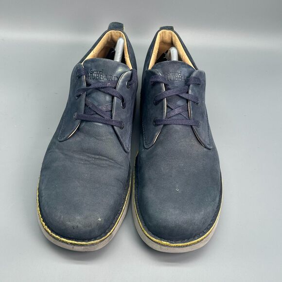 Samuel Hubbard Free Men 11 Navy Blue Nubuck Leather Oxford Shoes Lace-Up Classic main image 8